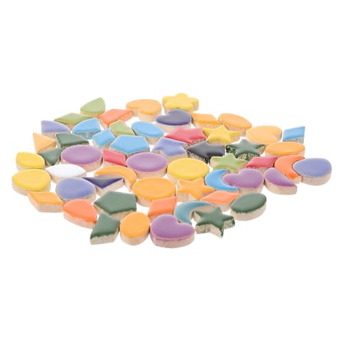 HEALSOPTHY DIY Keramik Mosaiksteine Unregelmäßig Große Sterne Monde Herzen Mosaikfragmente für Bastelprojekte Handwerk Dekoration HEALSOPTHY DIY Keramik Mosaiksteine Unregelmäßig Große Sterne Monde Herzen Mosaikfragmente für Bastelprojekte Handwerk Dekoration von HEALSOPTHY