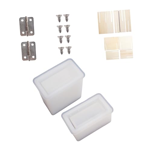 HEALSOPTHY DIY Zigarettenbox Bastelset Silikonform Gießen Kit mit Zubehör für Individuelle Quadratische Harz Zigarettenetuis Kreative Resin Kunst für DIY Fans und Heimdekoration von HEALSOPTHY