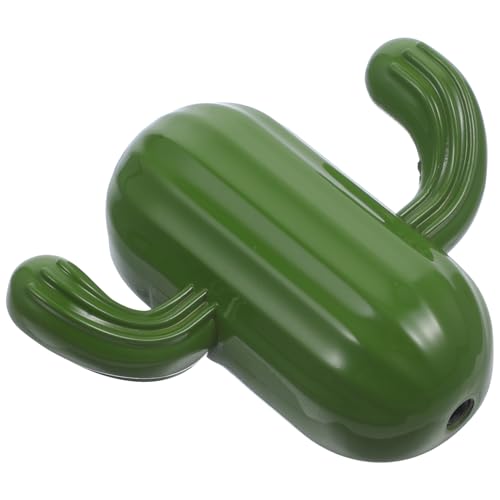 HEALSOPTHY Dekorativer Wandhaken Kaktusform Langer Wandhaken für Schlüssel Aufbewahrung Vintage Stil Wohnraum Küche Bad Schlafzimmer Organizer Grün von HEALSOPTHY