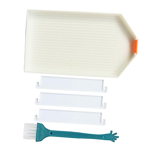 HEALSOPTHY Diamant Malset Teilig mit Organizer Tablett und Trennwänden Leichtes DIY Diamond Drawing Tool Bead Sorting Tray für Diamantmalerei Zubehör Aufbewahrungsset für Bastelsteine von HEALSOPTHY