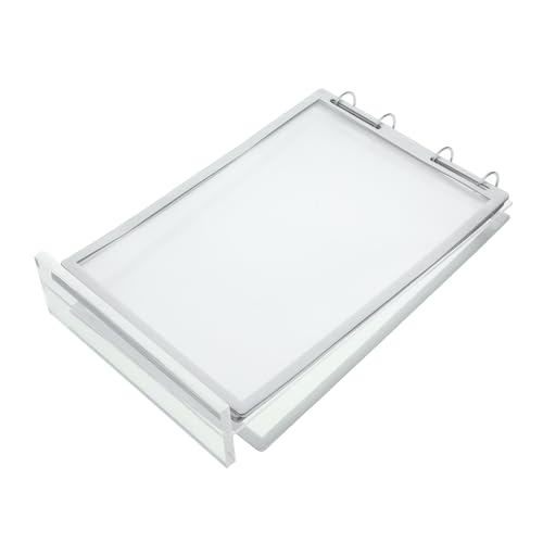 HEALSOPTHY Doppelseitiger Acryl Tischaufsteller Transparent Flip page Menühalter Robuster Display ständer für Restaurant Werbung und Speisekarten von HEALSOPTHY