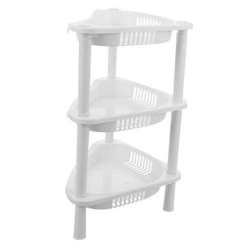 HEALSOPTHY Dreistöckiges Regal Regalhalterung Cubbies-aufbewahrungsregale Badezimmer-eck-Organizer Aufbewahrungskörbe Zum Organisieren Kleines Regal Plastik -eckregal Regalkorb Korb Rosa Weiß HEALSOPTHY Dreistöckiges Regal Regalhalterung Cubbies-aufbewahrungsregale Badezimmer-eck-Organizer Aufbewahrungskörbe Zum Organisieren Kleines Regal Plastik -eckregal Regalkorb Korb Rosa Weiß von HEALSOPTHY