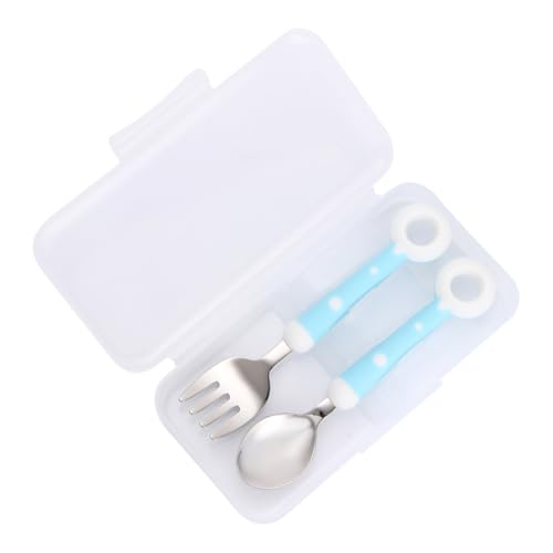 HEALSOPTHY Edelstahl Babybesteck Set Teilig mit Rundem Griff Sicher und Langlebig Kindgerechtes Tischbesteck für Junge Mädchen und Kleinkinder Frei Praktisches Fütterungsgeschirr für Jungen HEALSOPTHY Edelstahl Babybesteck Set Teilig mit Rundem Griff Sicher und Langlebig Kindgerechtes Tischbesteck für Junge Mädchen und Kleinkinder Frei Praktisches Fütterungsgeschirr für Jungen von HEALSOPTHY