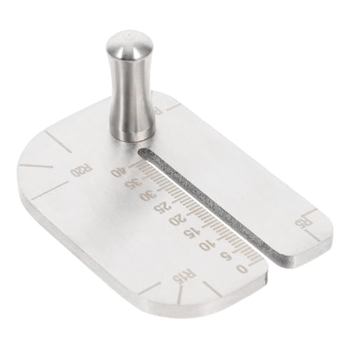 HEALSOPTHY Edelstahl Leder Stitching Aid Plate Präzise Loch Stanzen DIY Handwerk Werkzeug mit Verschiedenen Prickmethoden für Anfänger und Lederarbeiten von HEALSOPTHY