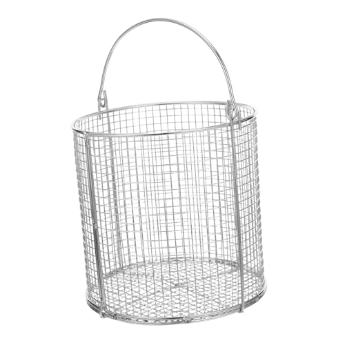 HEALSOPTHY Edelstahl Rundkorb für Ultraschallreinigung Präzisionswerkzeug Laborfilterkorb Perforierter Metallkorb mit Effizienter Flüssigkeitszirkulation Hitzebeständig für Serienreinigung HEALSOPTHY Edelstahl Rundkorb für Ultraschallreinigung Präzisionswerkzeug Laborfilterkorb Perforierter Metallkorb mit Effizienter Flüssigkeitszirkulation Hitzebeständig für Serienreinigung von HEALSOPTHY