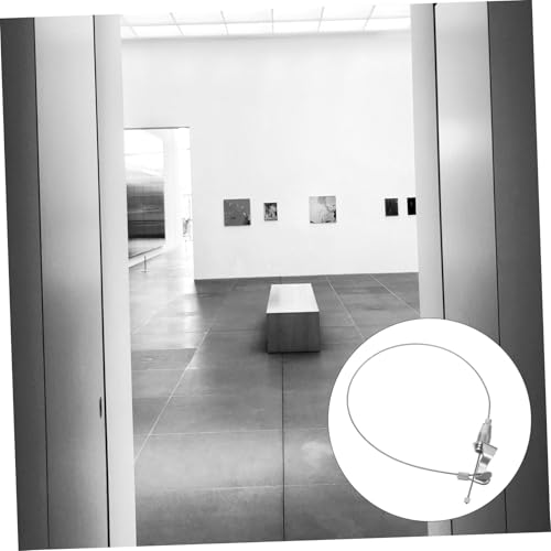 HEALSOPTHY Einstellbares Edelstahl drahtseil Bilderaufhänger mit Hoher Tragkraft für Galerien Ausstellung Lampenaufhängung Vielseitige Aufhängelösung Robust Langlebig HEALSOPTHY Einstellbares Edelstahl drahtseil Bilderaufhänger mit Hoher Tragkraft für Galerien Ausstellung Lampenaufhängung Vielseitige Aufhängelösung Robust Langlebig von HEALSOPTHY