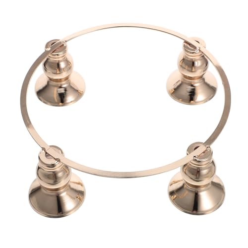 HEALSOPTHY Eleganter Adventskerzenhalter aus Metall Kerzenkranz Robustes Design für Weihnachtsdekoration Vielseitiger Kerzenständer für Esstisch und Festliche Anlässe HEALSOPTHY Eleganter Adventskerzenhalter aus Metall Kerzenkranz Robustes Design für Weihnachtsdekoration Vielseitiger Kerzenständer für Esstisch und Festliche Anlässe von HEALSOPTHY