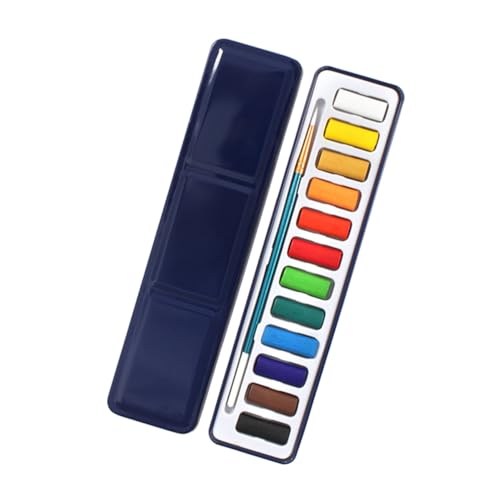 HEALSOPTHY Farben Aquarellfarben Set im Metallkasten mit Pinsel Semi Feuchte Leuchtende Wasserfarben Leicht zu Reinigen für Anfänger Studenten Künstler Outdoor Malerei und HEALSOPTHY Farben Aquarellfarben Set im Metallkasten mit Pinsel Semi Feuchte Leuchtende Wasserfarben Leicht zu Reinigen für Anfänger Studenten Künstler Outdoor Malerei und von HEALSOPTHY