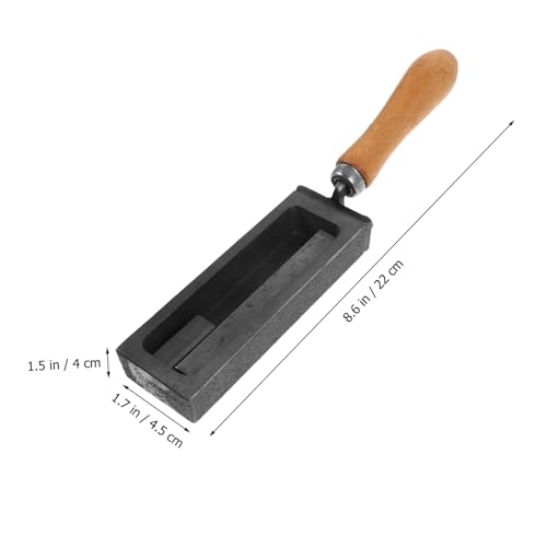 HEALSOPTHY Gießform Schmelzform aus Graphit für Gold Silber Kupfer Barrenform Ölwanne Kokillen Gießen DIY Metallraffinierung Langlebig Energieeffizient HEALSOPTHY Gießform Schmelzform aus Graphit für Gold Silber Kupfer Barrenform Ölwanne Kokillen Gießen DIY Metallraffinierung Langlebig Energieeffizient von HEALSOPTHY