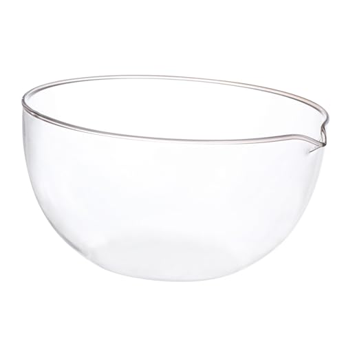HEALSOPTHY Glas Verdunstungsschale mit Ausguss Flacher Boden Laborgefäß Hitzebeständig Säure Alkalibeständig Wiederverwendbar Praktisch für Schule und Labor HEALSOPTHY Glas Verdunstungsschale mit Ausguss Flacher Boden Laborgefäß Hitzebeständig Säure Alkalibeständig Wiederverwendbar Praktisch für Schule und Labor von HEALSOPTHY