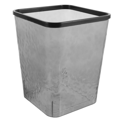 HEALSOPTHY Großer Transparenter Müllbehälter für Zuhause Eleganter Abfallcontainer für Bad und Schlafzimmer für Vielbeschäftigte Haushalte mit Modernem Design und Hohem Fassungsvermögen von HEALSOPTHY