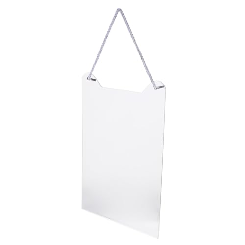 HEALSOPTHY Hängender Acryl Preisschildhalter Transparent Robust Für Laden Schaufenster Etikettenanzeigen Supermarkt Kleidungsladen von HEALSOPTHY