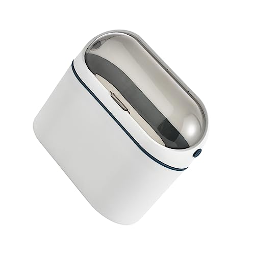 HEALSOPTHY Hängender Küchenschrank Abfallbehälter Kleiner Müllbehälter mit Deckel Praktischer Tischmüllcontainer für Küche und Bad und Langlebig mit Klebehaken zur Wandmontage von HEALSOPTHY
