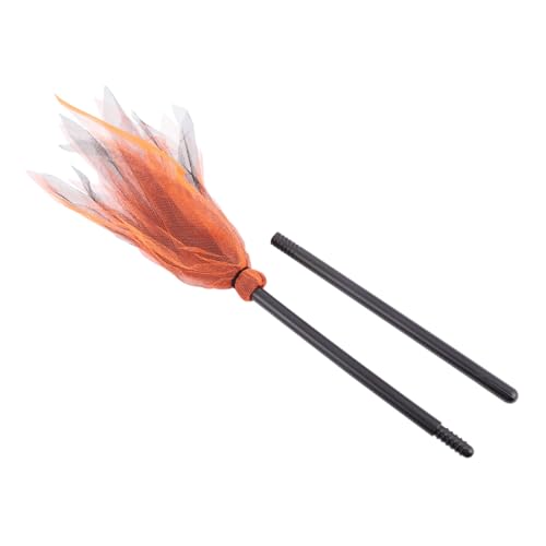 HEALSOPTHY Halloween Hexenbesen Orange Kreativer Hexenbesen Deko Halloween Party Zubehör Cosplay Requisite für Erwachsene HEALSOPTHY Halloween Hexenbesen Orange Kreativer Hexenbesen Deko Halloween Party Zubehör Cosplay Requisite für Erwachsene von HEALSOPTHY