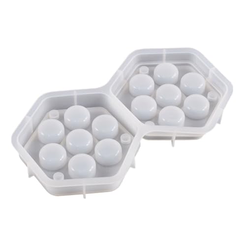 HEALSOPTHY Hexagon Silikonform für DIY Schmuck Aufbewahrungsbox Epoxidharz Form Langlebig Leicht zu Reinigen für Schmuck Zubehör Aufbewahrung und Geschenk an Familie Bekannte von HEALSOPTHY