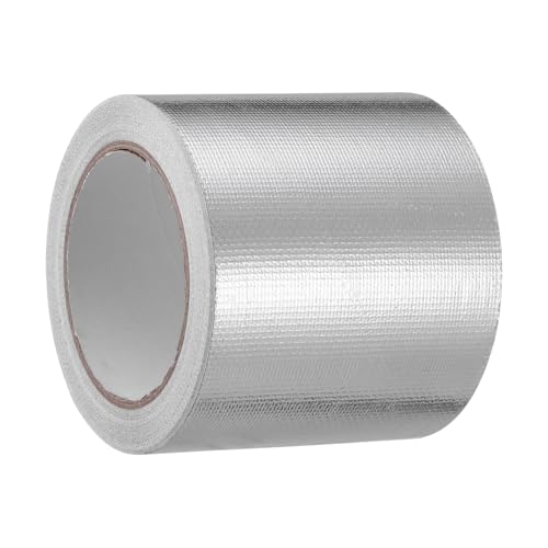 HEALSOPTHY Hitzebeständiges Aluminiumfolie isolierband mit Glasfaserverstärktem Selbstklebendes Reparaturband für Wärmedämmung Feuerschutz und Abdeckungsreparaturen von HEALSOPTHY
