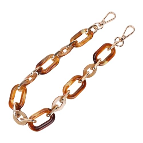 HEALSOPTHY Hochwertige Acryl Handtaschenkette mit Retro Schildpatt Design Robuste und Lichtechte Umhängetasche Dekokette Vielseitig Kompatibel für Damenhandtaschen Leicht und Einfach zu von HEALSOPTHY