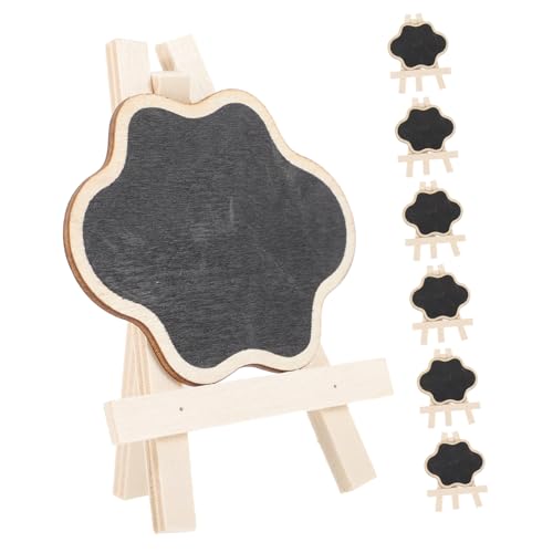 HEALSOPTHY Holz Mini Kreidetafel mit Ständer Doppelseitige Kleine Tafel zum Beschriften Robustes Stehendes Kreideboard Kreative Werbetafel für Drinnen und Draußen Teilig HEALSOPTHY Holz Mini Kreidetafel mit Ständer Doppelseitige Kleine Tafel zum Beschriften Robustes Stehendes Kreideboard Kreative Werbetafel für Drinnen und Draußen Teilig von HEALSOPTHY