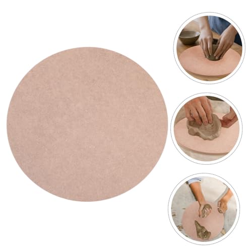 HEALSOPTHY Holz Potter Board Rund Stabile Töpferwerkzeug für Schalen Becher Kunsthandwerk Clay Sculpting Supplies Langlebig und Formstabil von HEALSOPTHY