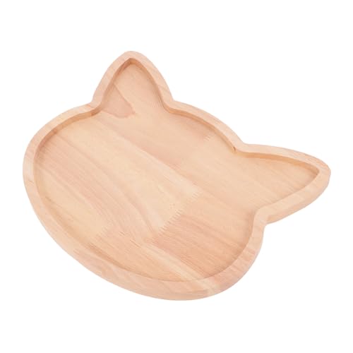 HEALSOPTHY Holz Snackplatte Katze Form Servierbrett mit Glatter Oberfläche Robust und Verschleißfest Multifunktional für Süßigkeiten und Snacks Dekorativ für Zuhause und Einzigartiges HEALSOPTHY Holz Snackplatte Katze Form Servierbrett mit Glatter Oberfläche Robust und Verschleißfest Multifunktional für Süßigkeiten und Snacks Dekorativ für Zuhause und Einzigartiges von HEALSOPTHY