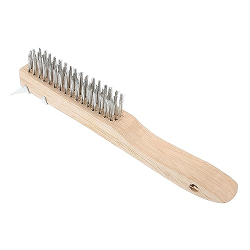 HEALSOPTHY Holzgriff Drahtbürste aus Reinigungsbürste für Rost und Farbentfernung Tragbares Handwerkzeug für Haushalt und DIY Projekte HEALSOPTHY Holzgriff Drahtbürste aus Reinigungsbürste für Rost und Farbentfernung Tragbares Handwerkzeug für Haushalt und DIY Projekte von HEALSOPTHY