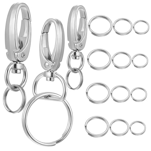 HEALSOPTHY Hundemarke Clips Teilig aus Zinklegierung für Kleine und Mittlere Hunde und Katzen Rostfrei Sicherer Id Tag Halter mit Passender Aufhängung Einfach Wechselbar und Leicht von HEALSOPTHY