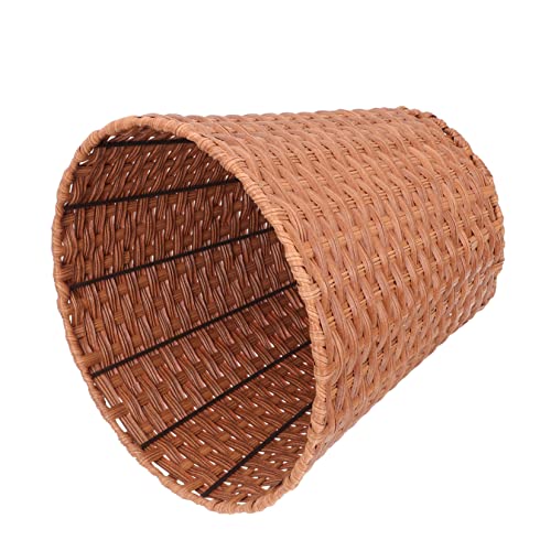 HEALSOPTHY Imitation Rattan Woven Storage Bucket Dekorativer Kunststoff Aufbewahrungseimer für Abfälle Vielseitig Einsetzbar im Wohnzimmer Küche oder Bad HEALSOPTHY Imitation Rattan Woven Storage Bucket Dekorativer Kunststoff Aufbewahrungseimer für Abfälle Vielseitig Einsetzbar im Wohnzimmer Küche oder Bad von HEALSOPTHY