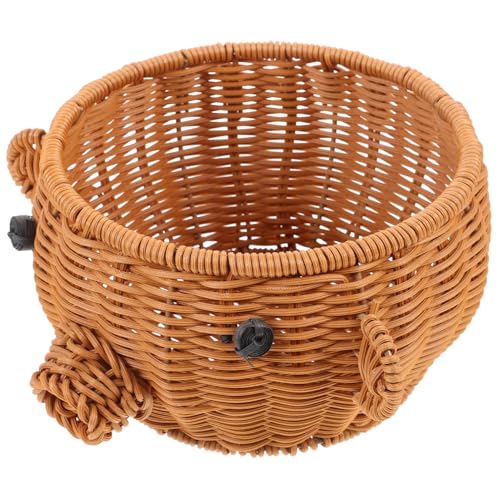 HEALSOPTHY Imitations rattan Brotkorb Stabiles Servierkorb Tablett für Obst Gemüse Wiederverwendbarer Aufbewahrungskorb für Küche Wohnzimmer Dekorativer Handgewebter Wiederverwendbar HEALSOPTHY Imitations rattan Brotkorb Stabiles Servierkorb Tablett für Obst Gemüse Wiederverwendbarer Aufbewahrungskorb für Küche Wohnzimmer Dekorativer Handgewebter Wiederverwendbar von HEALSOPTHY