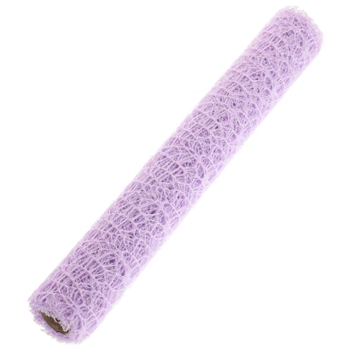 HEALSOPTHY Jacquard Netzrolle Groß Vielseitig Zuschneidbar DIY Kinderbastelnetz Kindergarten Deko Geschenkverpackung Vorhang Hintergrund Blumenanhänger Sichere Geruchsfreie Handarbeit von HEALSOPTHY