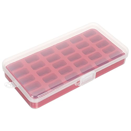 HEALSOPTHY Kunststoff-spulenbehälter Mit Schwamm Fächer Nähorganizer Für Zuhause Tragbare Aufbewahrungsbox Mit Deckel Für Nähzubehör Robustes Design Zur Sicheren Aufbewahrung Von von HEALSOPTHY