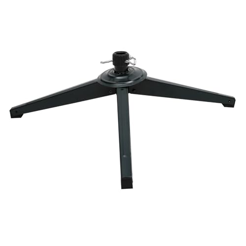 HEALSOPTHY Klappbarer Weihnachtsbaumständer aus Rostfreiem Stabile Flache Schlossplatte Design für Sicheren Halt als Weihnachtsbaumzubehör für Innenbereich von HEALSOPTHY