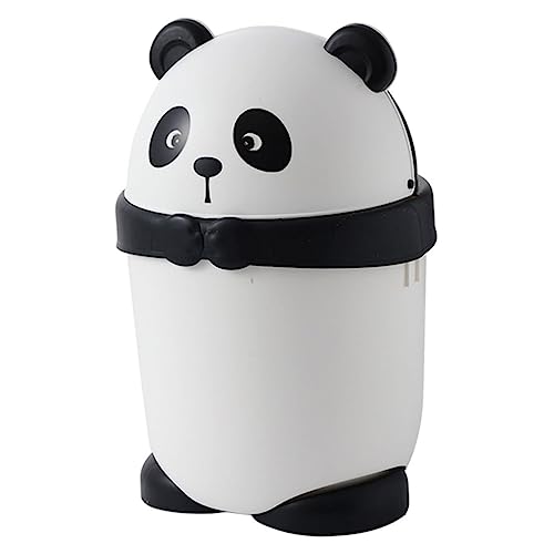 HEALSOPTHY Kleiner Cartoon Panda Mülleimer Niedlicher Abfalleimer für Kinderzimmer mit Deckel Leicht und Tragbar als Müllbehälter oder Aufbewahrungsbox HEALSOPTHY Kleiner Cartoon Panda Mülleimer Niedlicher Abfalleimer für Kinderzimmer mit Deckel Leicht und Tragbar als Müllbehälter oder Aufbewahrungsbox von HEALSOPTHY