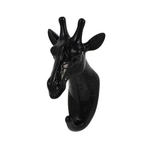 HEALSOPTHY Kreativer Retro Giraffen Wandhaken aus Langlebigem Material Einzigartiger Tierform Aufbewahrungshaken für Bad Küche Wohnzimmer und Büro Selbstklebender Kleiderhaken ohne Bohren von HEALSOPTHY