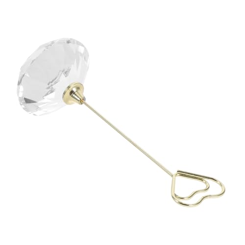 HEALSOPTHY Kristall Tischkartenhalter Herzförmig mit Goldfarbenem Clip Multifunktionaler Fotohalter für Hochzeit Büro und Zuhause Robuster Memo und Notizhalter Eleganter Schreibtisch HEALSOPTHY Kristall Tischkartenhalter Herzförmig mit Goldfarbenem Clip Multifunktionaler Fotohalter für Hochzeit Büro und Zuhause Robuster Memo und Notizhalter Eleganter Schreibtisch von HEALSOPTHY