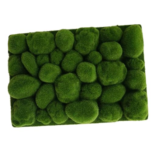 HEALSOPTHY Künstliche Moosmatte Realistische Pflanzendekoration für DIY Gartenlandschaft Langlebiges Fake Gras Vielseitig Einsetzbar als Hintergrundwand und Mikro Szene Requisite von HEALSOPTHY
