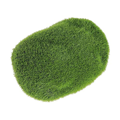 HEALSOPTHY Künstliches Moosstein Dekorative Mooskugeln Mittelgroß Grüner Flauschiger Moosüberzug Für Blumenarrangements Feengärten Und Terrarien Innenraumgestaltung von HEALSOPTHY