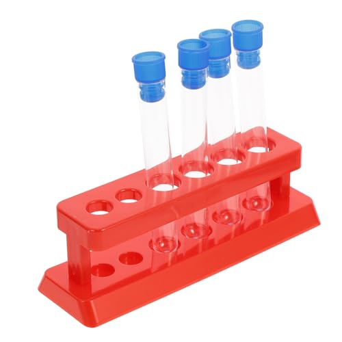 HEALSOPTHY Kunststoff reagenzglasständer mit Reagenzgläsern und Stopfen Stabiles Labor rack Korrosionsbeständig Sicher für Schule und Haushalt HEALSOPTHY Kunststoff reagenzglasständer mit Reagenzgläsern und Stopfen Stabiles Labor rack Korrosionsbeständig Sicher für Schule und Haushalt von HEALSOPTHY