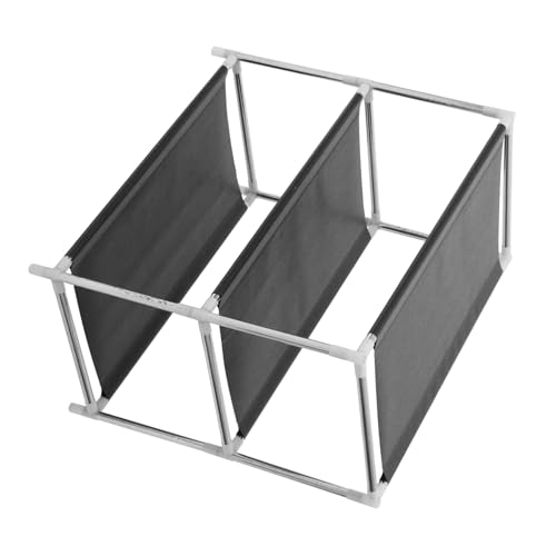 HEALSOPTHY Lagiges Kompaktes Schuhregal aus Robustem Material Staubgeschützt Vielseitig Einsetzbar für Schuhe Pflanzen und Platzsparend für Flur und Schrank und Leicht zu Bewegen von HEALSOPTHY