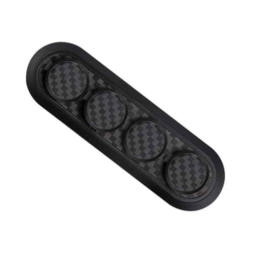 HEALSOPTHY Magnetischer Kabelhalter mit Carbon Multifunktionaler Kabelclip zur Kabelverwaltung Tragbarer USB und Ladekabel Organizer für Schreibtisch Auto und Büro Selbstklebend Langlebig von HEALSOPTHY