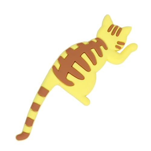 HEALSOPTHY Magnetischer Katzenhaken Zum Aufhängen Cartoon-magnethaken Kühlschrankaufkleber Magnethaken Für Schlüsselhalter Kleiderbügel Aus Magnetmaterial Langlebiger Halt Für Zuhause Whitebo von HEALSOPTHY