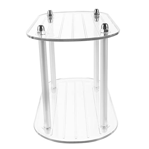 HEALSOPTHY Mehrschichtiges Kosmetikregal Transparente Ablage für Badezimmer und Schlafzimmer Multifunktionales Aufbewahrungsregal aus Langlebigem Material von HEALSOPTHY