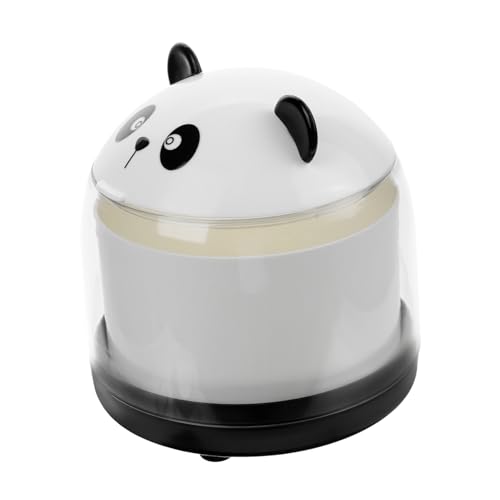 HEALSOPTHY Mini Mülleimer Schreibtisch Abfalleimer Cartoon Panda Design Kompakter Tischabfallbehälter Für Büro Schlafzimmer Bad Multifunktional Robust Langlebig von HEALSOPTHY