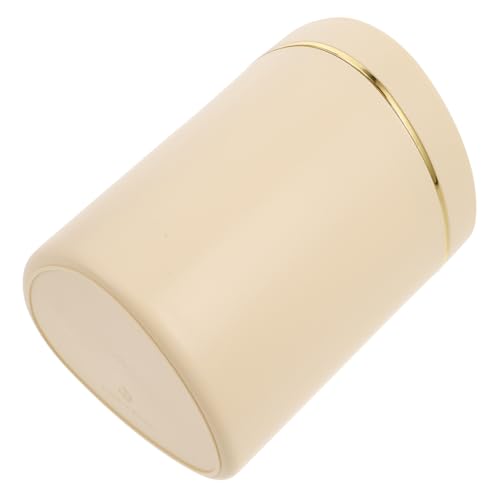 HEALSOPTHY Mini Tisch Mülleimer mit Pressdeckel Kompakter Kunststoff Abfalleimer für Büro Schlafzimmer und Küche Vielseitiger Kleiner Desktop Papiereimer Platzsparend und Flexibel Einsetzbar von HEALSOPTHY