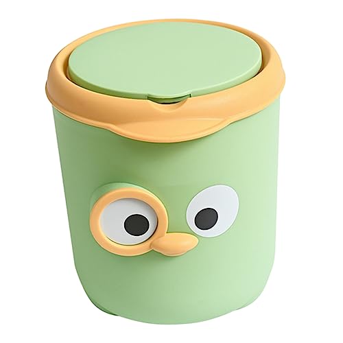 HEALSOPTHY Mini Tischmülleimer mit Klappdeckel Süßer Cartoon Abfallbehälter aus Material für Büro Schlafzimmer und Badezimmer Kompakter und Stabiler Design Mülleimer für Langfristige Nutzung HEALSOPTHY Mini Tischmülleimer mit Klappdeckel Süßer Cartoon Abfallbehälter aus Material für Büro Schlafzimmer und Badezimmer Kompakter und Stabiler Design Mülleimer für Langfristige Nutzung von HEALSOPTHY