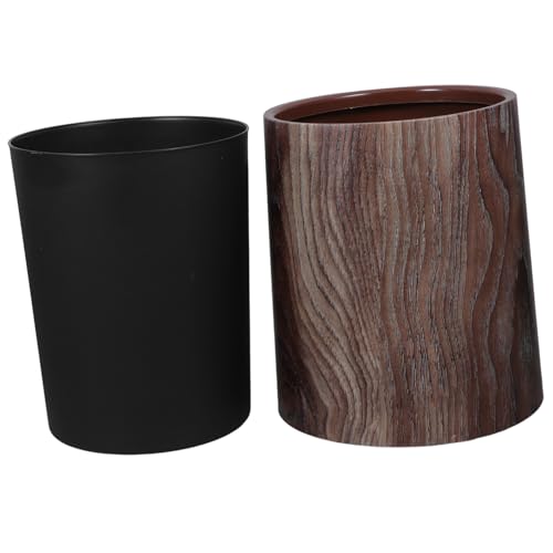 HEALSOPTHY Moderner Abfalleimer ohne Deckel mit Vintage Holzoptik Vielseitiger Müllbehälter für Büro Küche Bad und Wohnzimmer Langlebiger Kompakter Papierkorb für Zuhause und Arbeitszimmer HEALSOPTHY Moderner Abfalleimer ohne Deckel mit Vintage Holzoptik Vielseitiger Müllbehälter für Büro Küche Bad und Wohnzimmer Langlebiger Kompakter Papierkorb für Zuhause und Arbeitszimmer von HEALSOPTHY