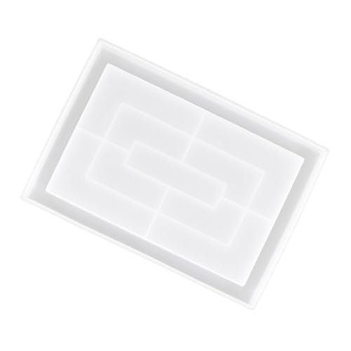 HEALSOPTHY Multifunktionale Epoxidharz Silikonform für DIY Blumenhalter Tablett Glatte Runde Gießform Einfach zu Entformen Vielseitig Verwendbar für Snacks Desserts Aufbewahrung von HEALSOPTHY