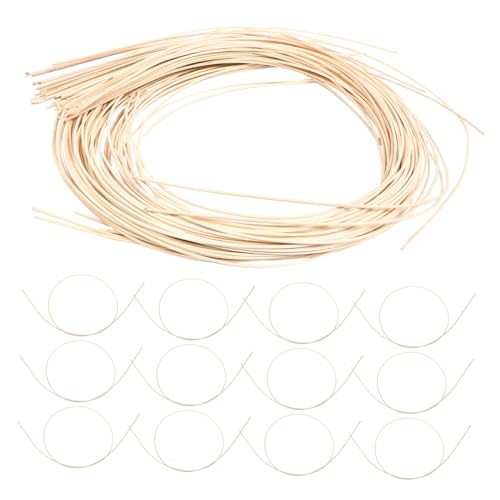 HEALSOPTHY Natürliches Rattan Reparaturmaterial Rundrattan DIY Korbflechten Stuhl Tisch Flechtmaterial für Gartenmöbel und Möbelreparatur von HEALSOPTHY