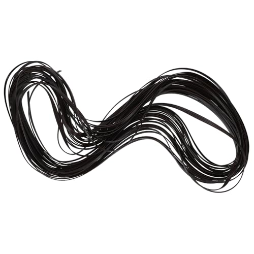 HEALSOPTHY PE Kunststoff Rattan Flechtmaterial Dunkelbraun Doppelseitig Langlebig Wetterfest für Balkonstuhl Reparatur DIY Möbel Basteln Geschenkverpackung von HEALSOPTHY