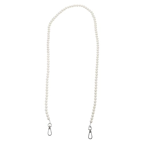 HEALSOPTHY Robuster Schultergurt Für Taschen Perlenkette Für Handtaschen Austauschbare Taschenkette Dekorative Schulterriemen Für Selbstgemacht Taschen Glänzende Schulterkette Für von HEALSOPTHY