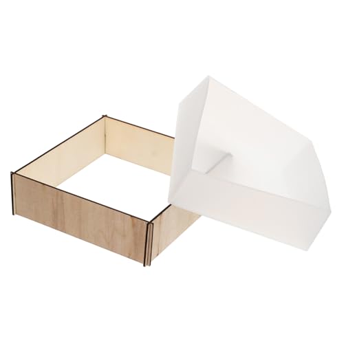 HEALSOPTHY Quadratische Silikonform für DIY Specimen und Getrocknete Blumen Flexible Langlebige Resin Gießform Einfach zu Reinigen und Wiederverwendbar für Buchregal Abstandshalter und von HEALSOPTHY